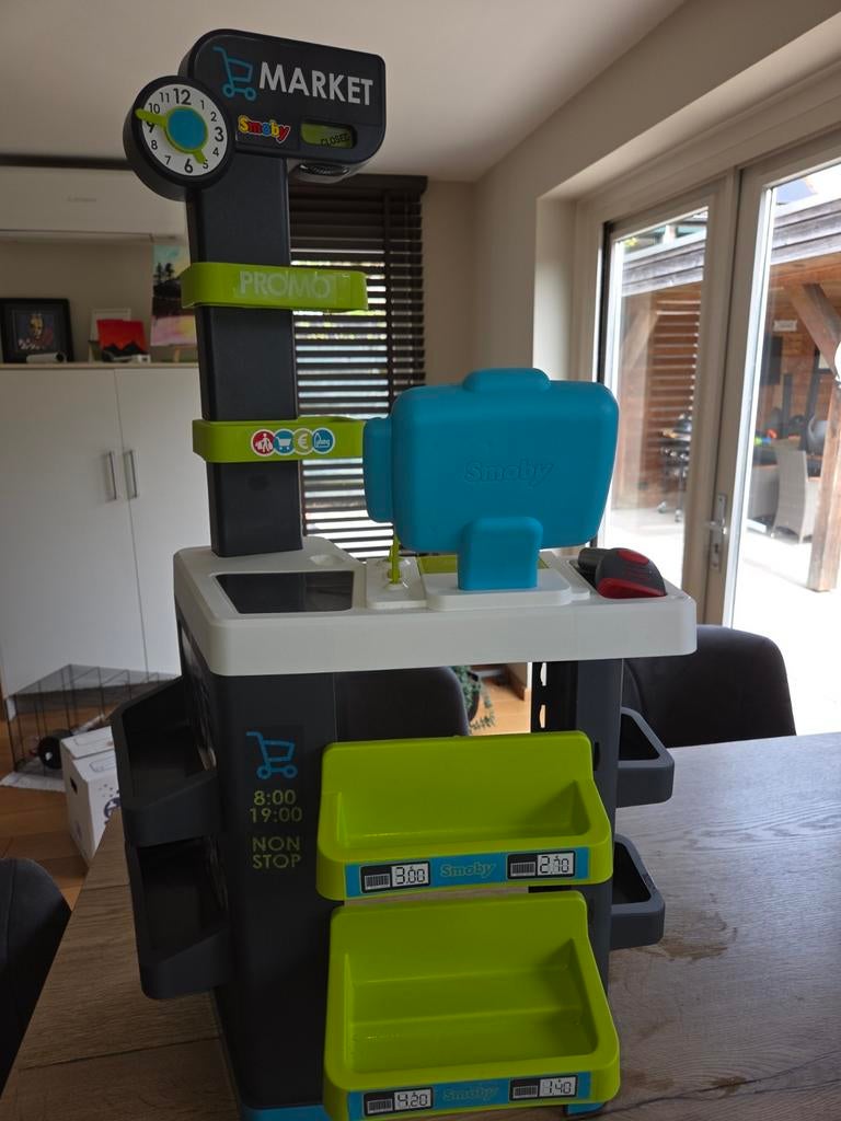 Smoby Market speelgoedkassa met accessoires, Ophalen