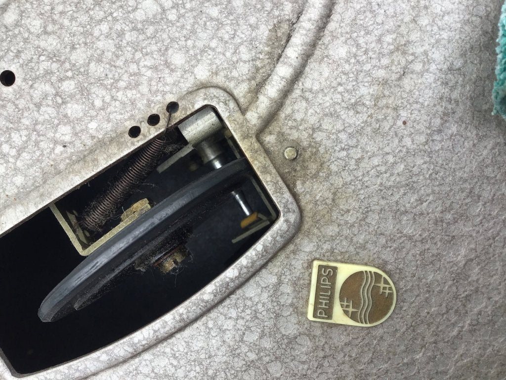 Vintage Phillips platenspeler uit de jaren 50, Ophalen, Gebruikt, Philips