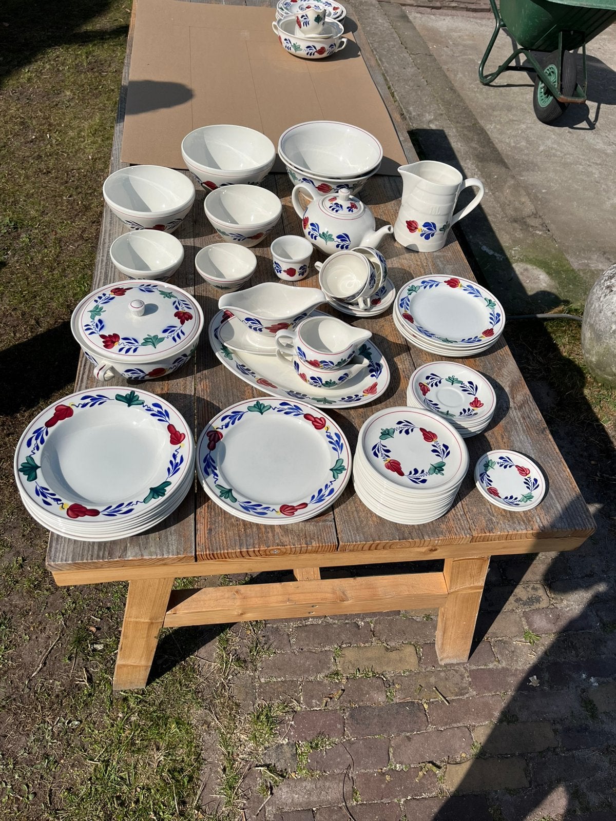 Boerenbont, Antiek en Kunst, Antiek | Servies compleet, Ophalen