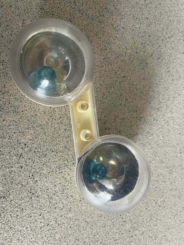 Retro rammelaar vintage kunststof baby speelgoed, Ophalen of Verzenden, Zo goed als nieuw