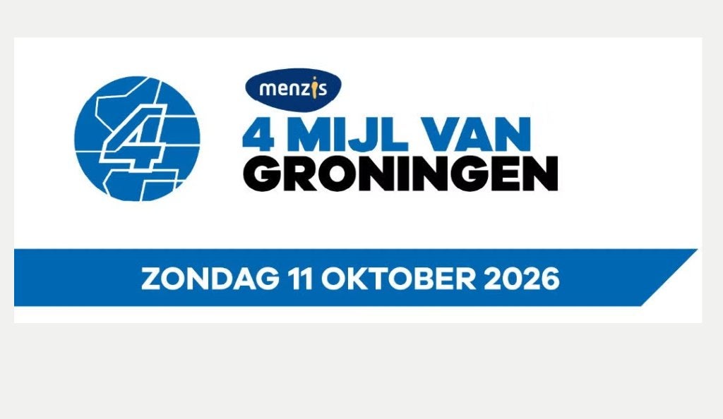 1x Startbewijs 4 mijl Groningen ticket 11 oktober 2026, Tickets en Kaartjes, Eén persoon