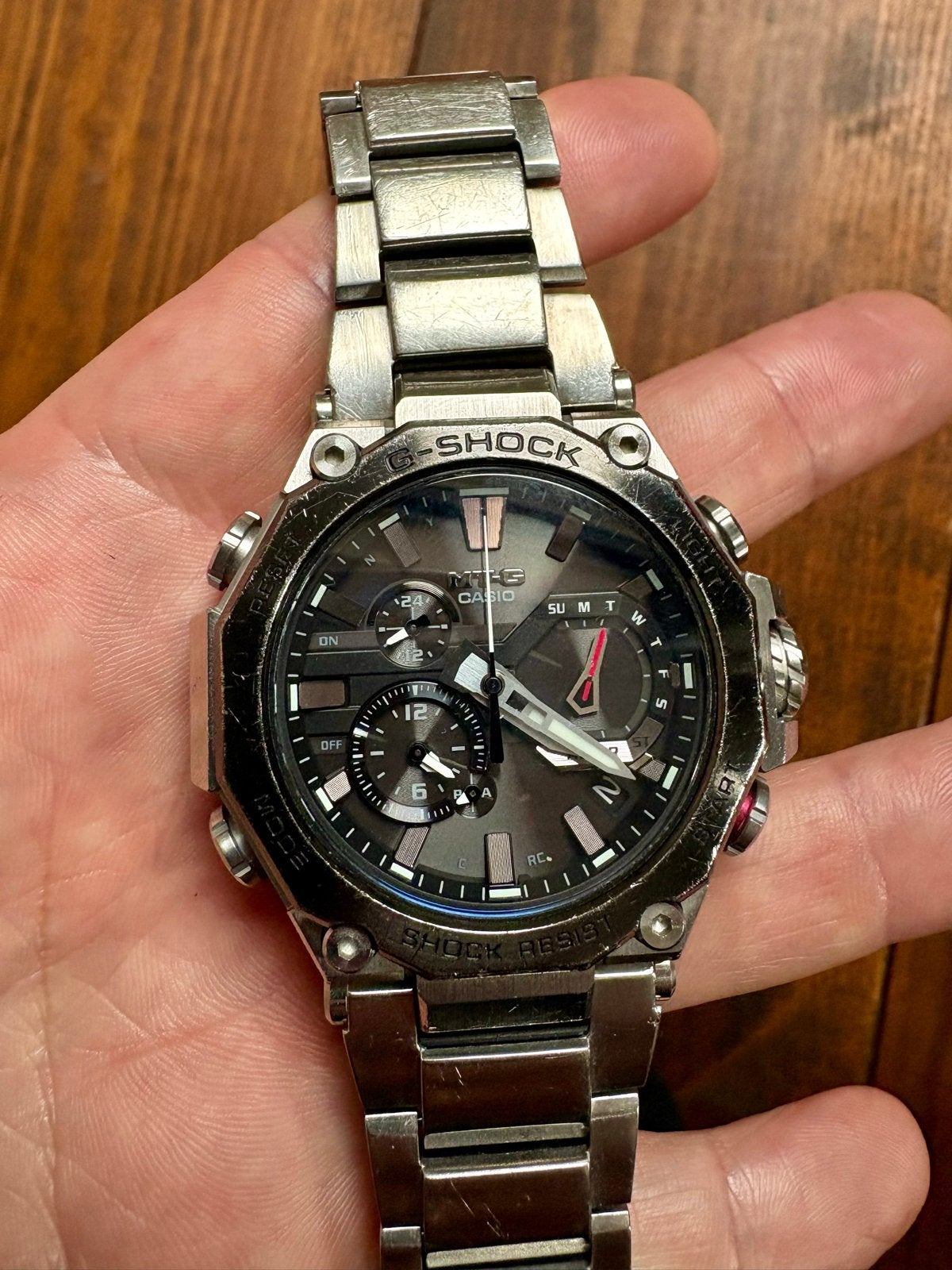 Casio G-Shock MTG-B2000D-1A Tough Solar Saphire Cristal, Ophalen, Casio, Gebruikt, Staal