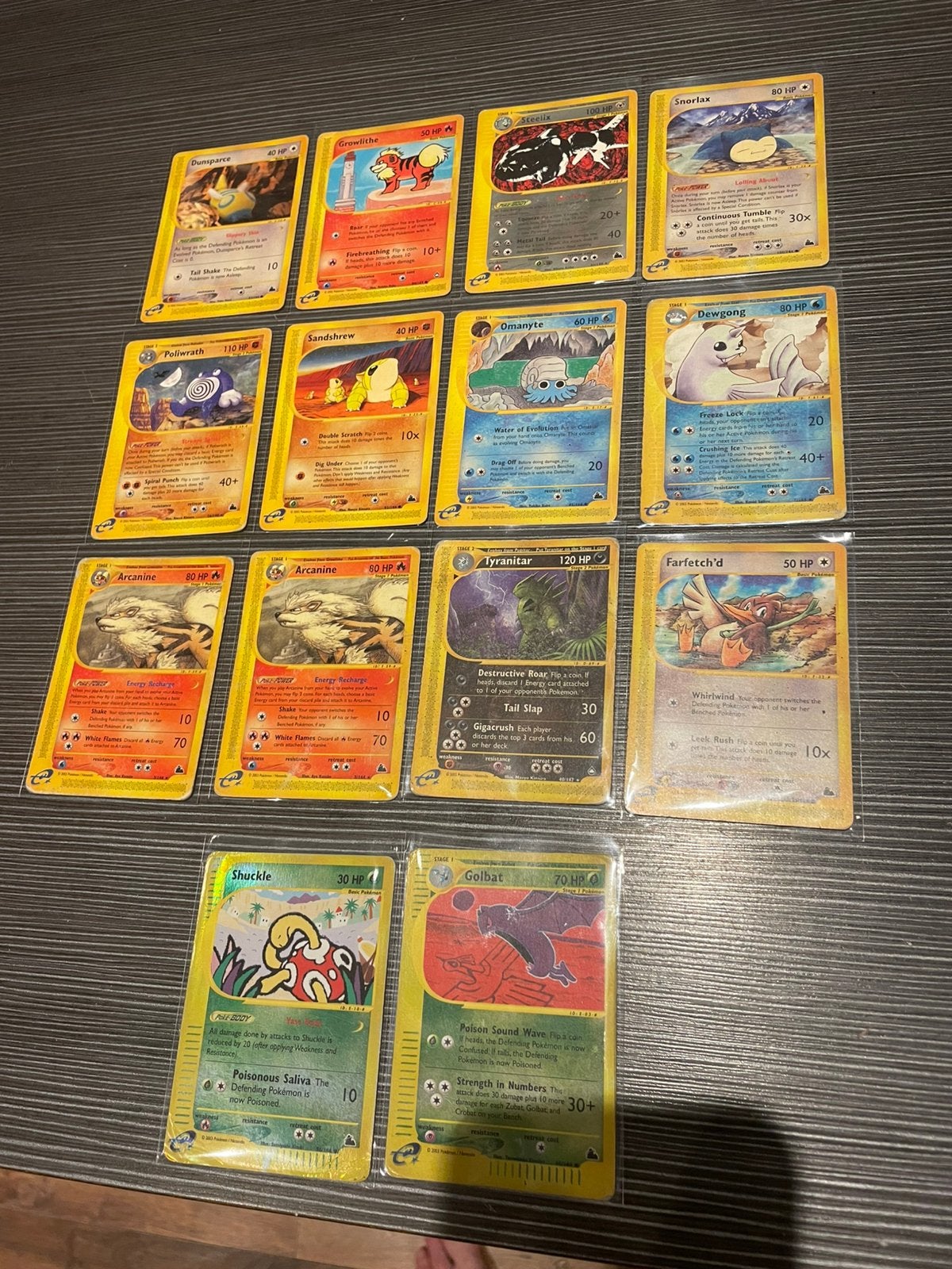 Zeldzame skyridge pokemon kaarten hits, Verzenden, Zo goed als nieuw, Meerdere kaarten