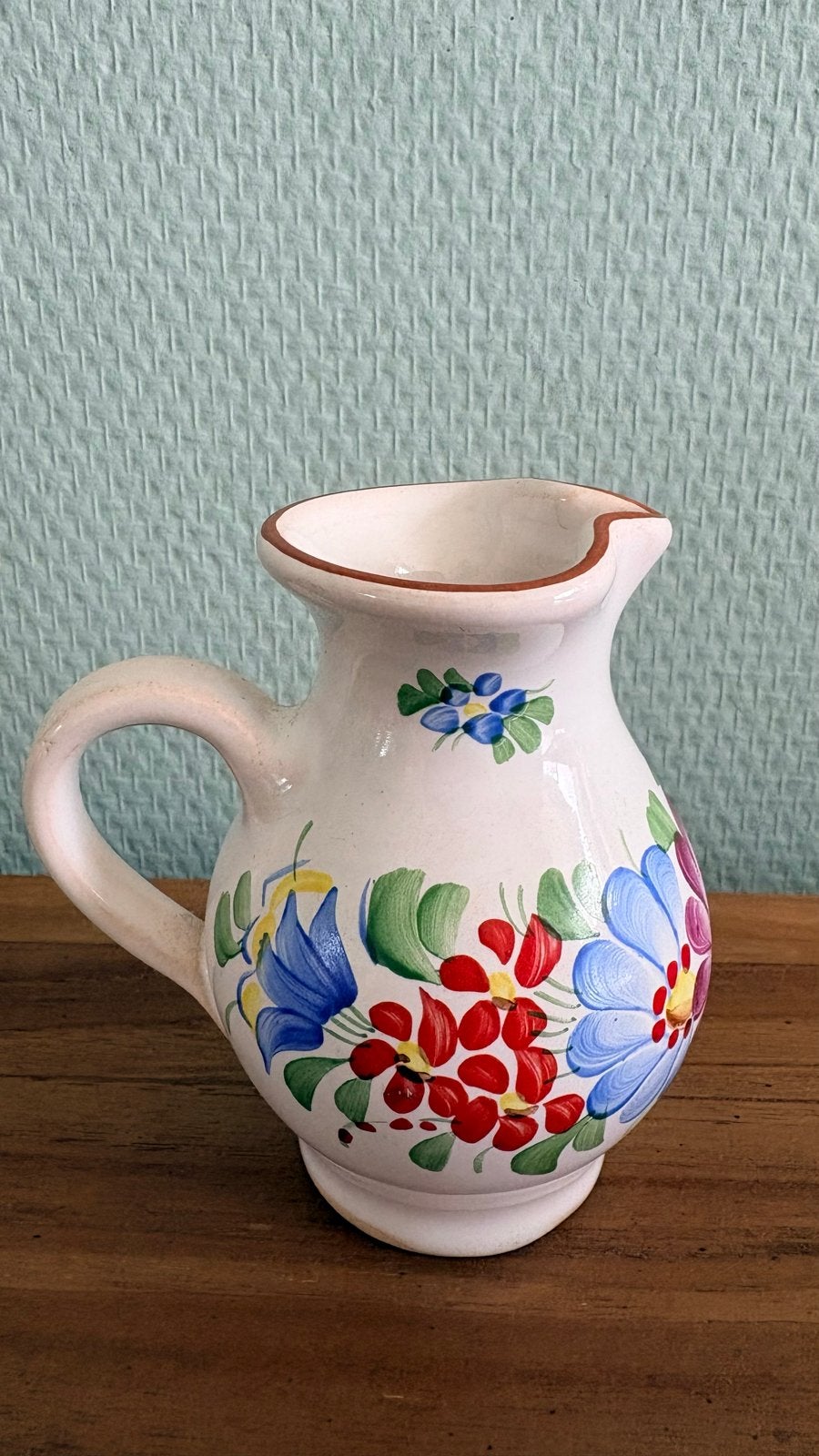 Vintage Chodovia kannetje Tsjechisch aardewerk, Ophalen of Verzenden