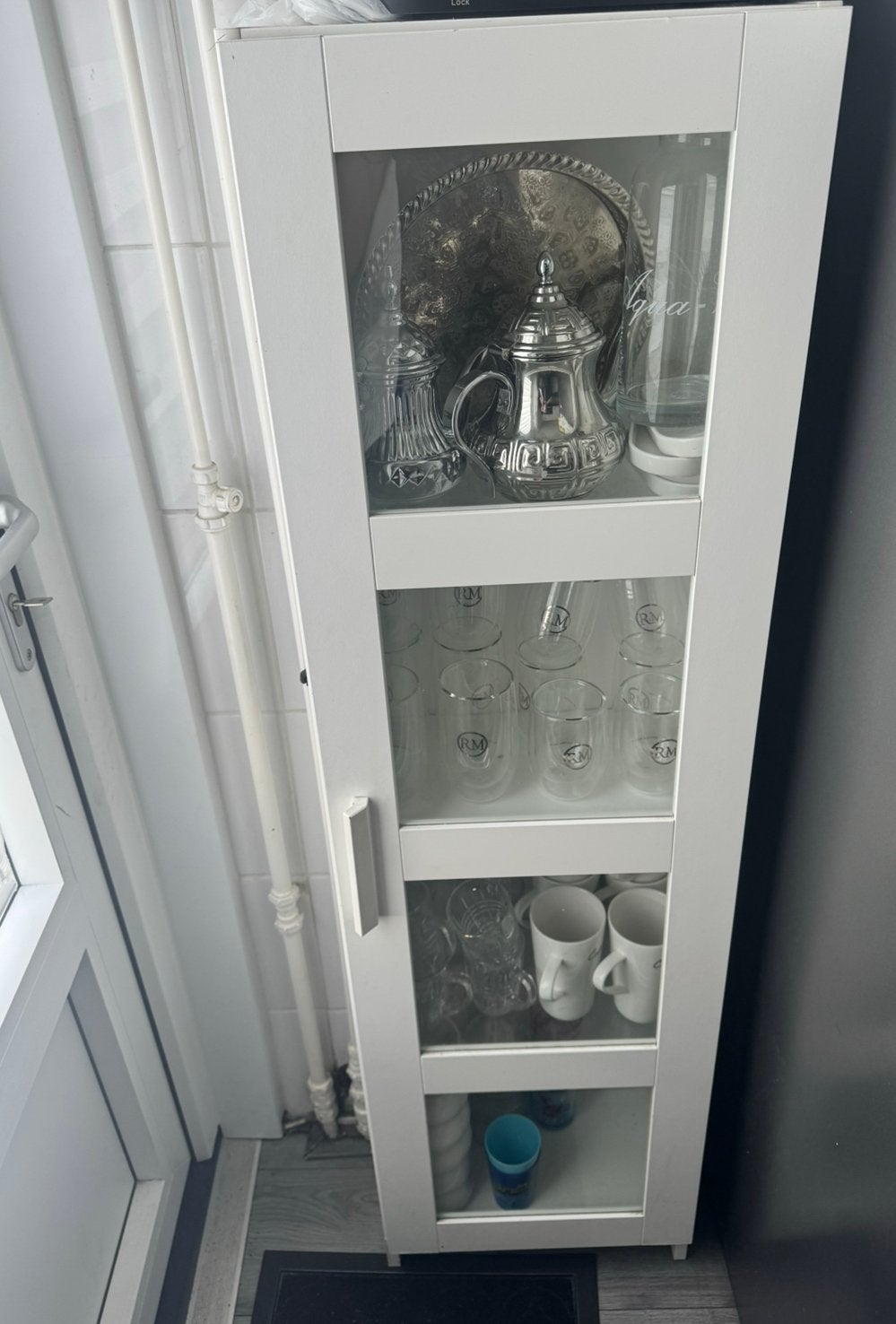 Vitrine kastje Ikea, Huis en Inrichting, Ophalen, 25 tot 50 cm, Minder dan 50 cm, Minder dan 100 cm