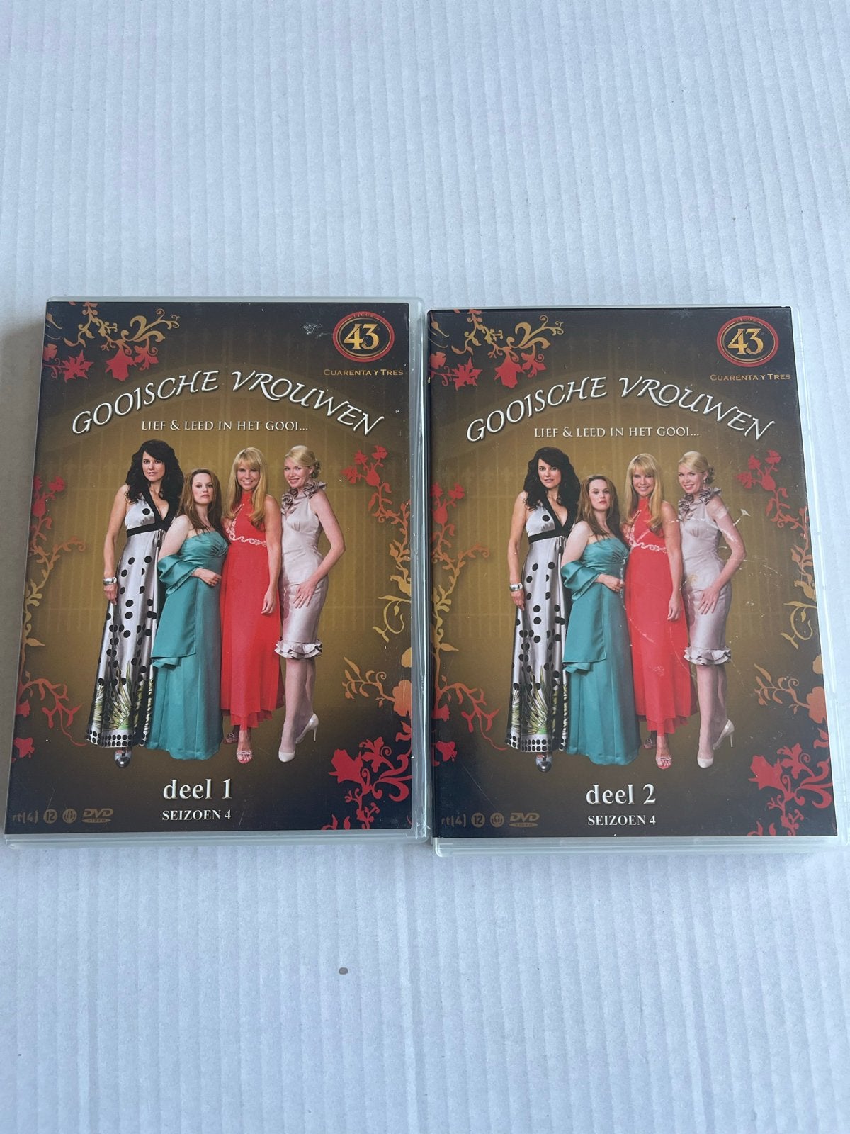 Gooische Vrouwen Seizoen 4 - Deel 1 & 2 DVD, Gebruikt, Seizoen 4, Komedie, Vanaf 12 jaar