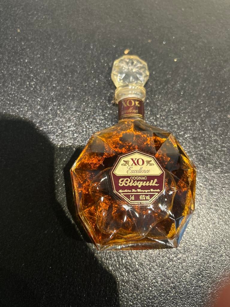 XO Excellence Cognac Bisquit Miniatuurflesje 5cl, Ophalen of Verzenden