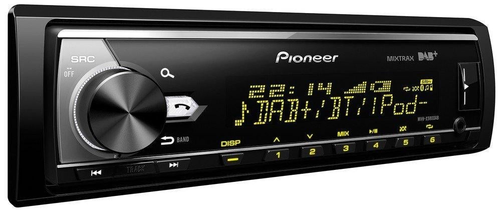 Pioneer MVH-X580DAB USB Bluetooth autoradio, Nieuw, Ophalen of Verzenden