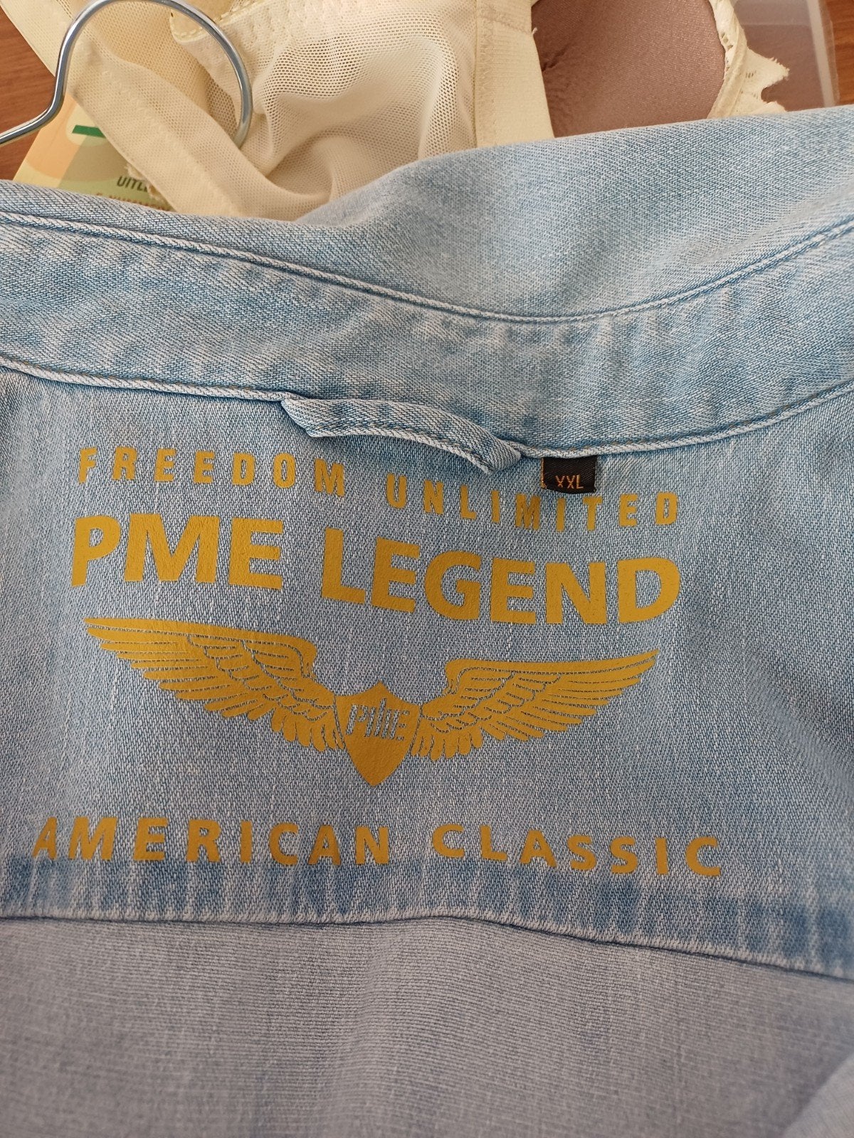PME Legend spijkeroverhemd XXL, Blauw, Ophalen of Verzenden, Zo goed als nieuw, PME Legend