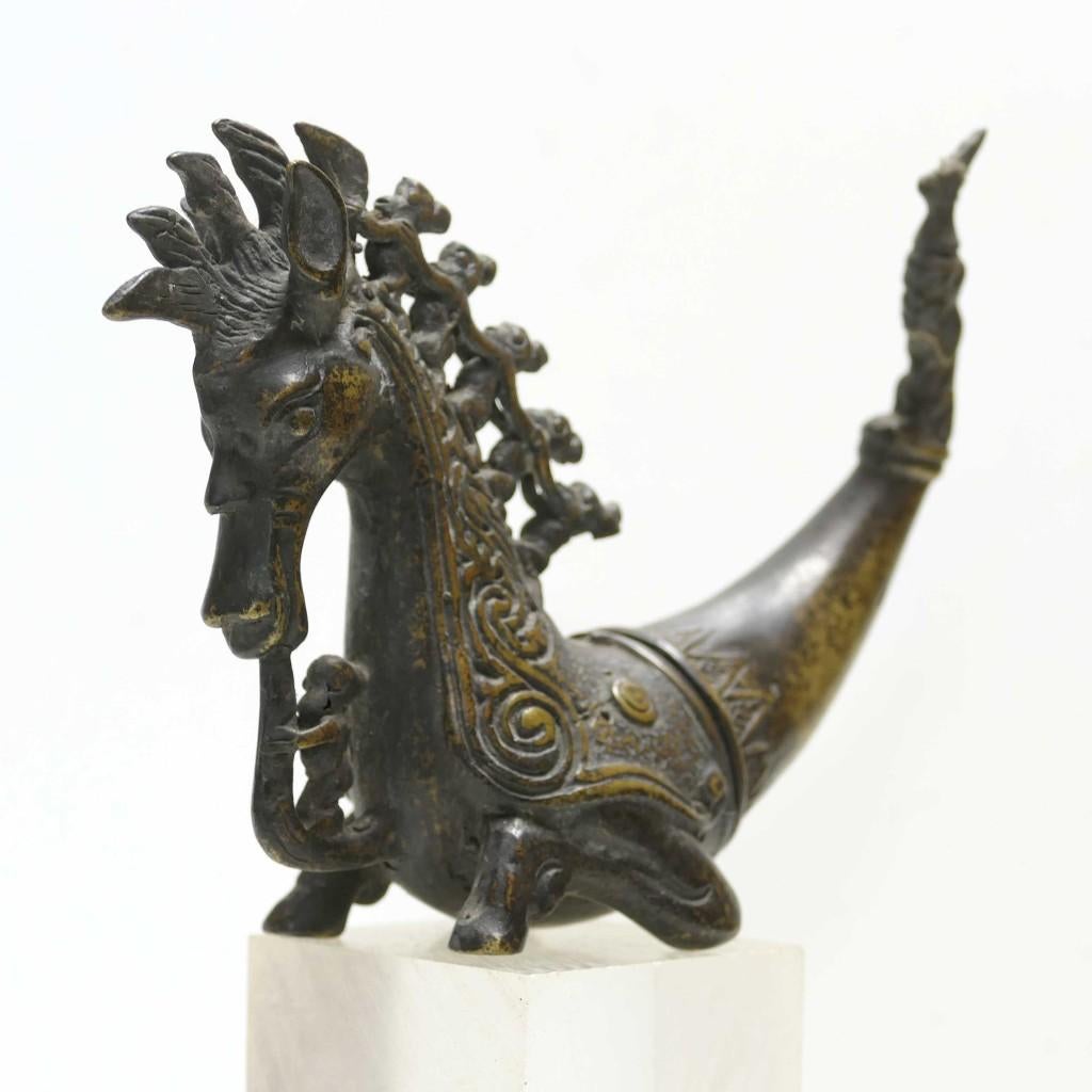 Naga Morsarang Batak Medicijn Beeld B2 Sumatra tribal art, Ophalen of Verzenden