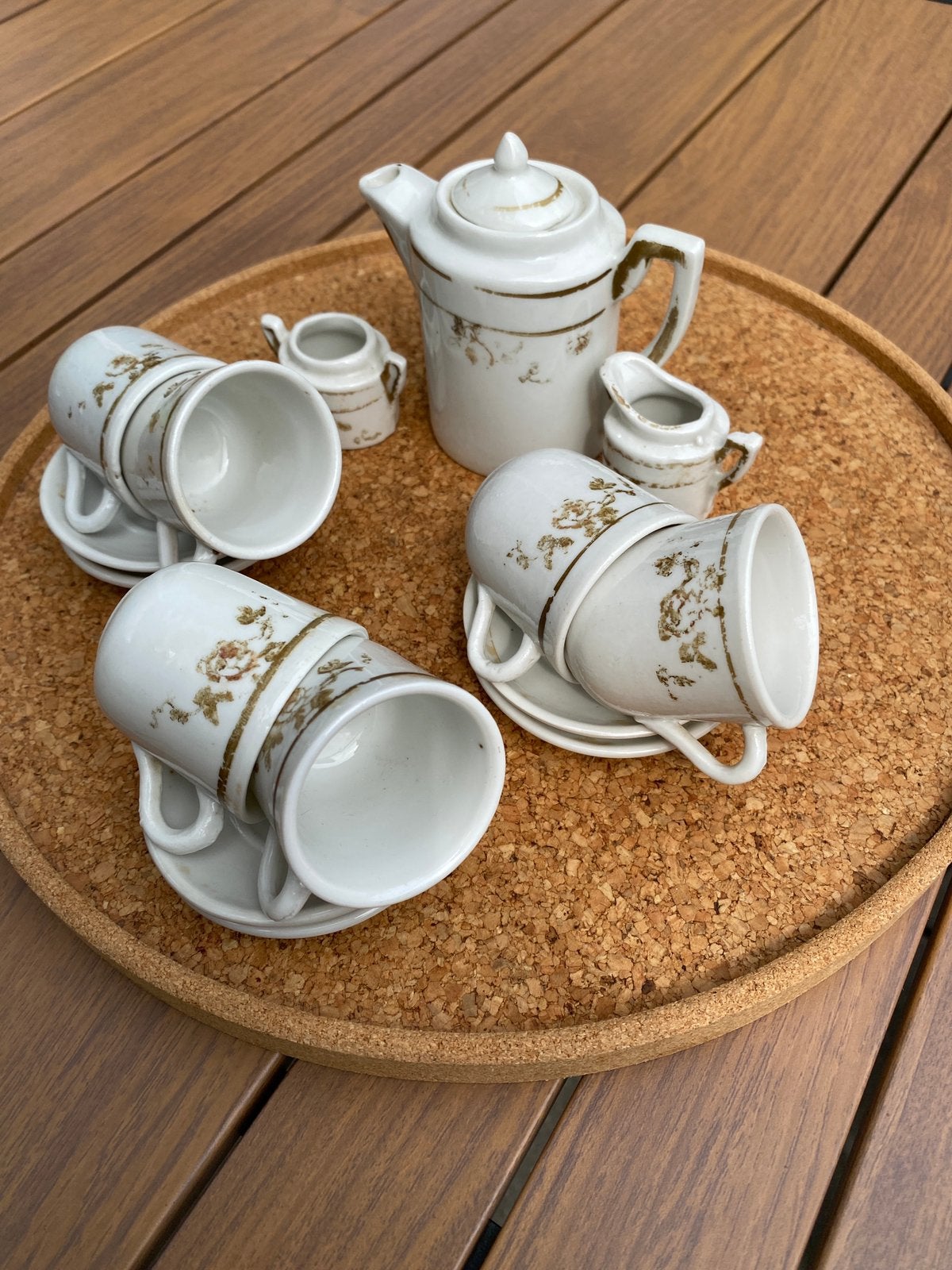 Vintage kinder serviesje, Antiek en Kunst, Antiek | Servies compleet, Ophalen of Verzenden