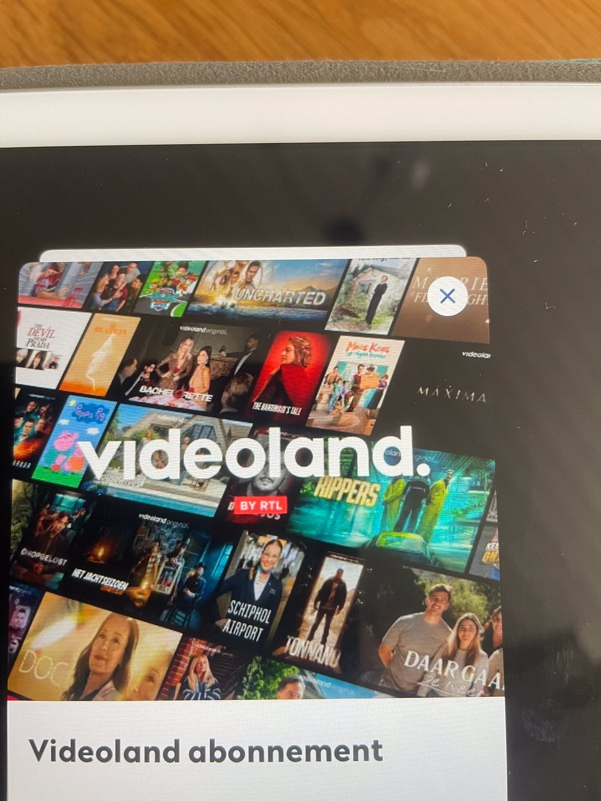Videoland Plus abonnement 2 X 6 maanden met code., Tickets en Kaartjes, Eén persoon