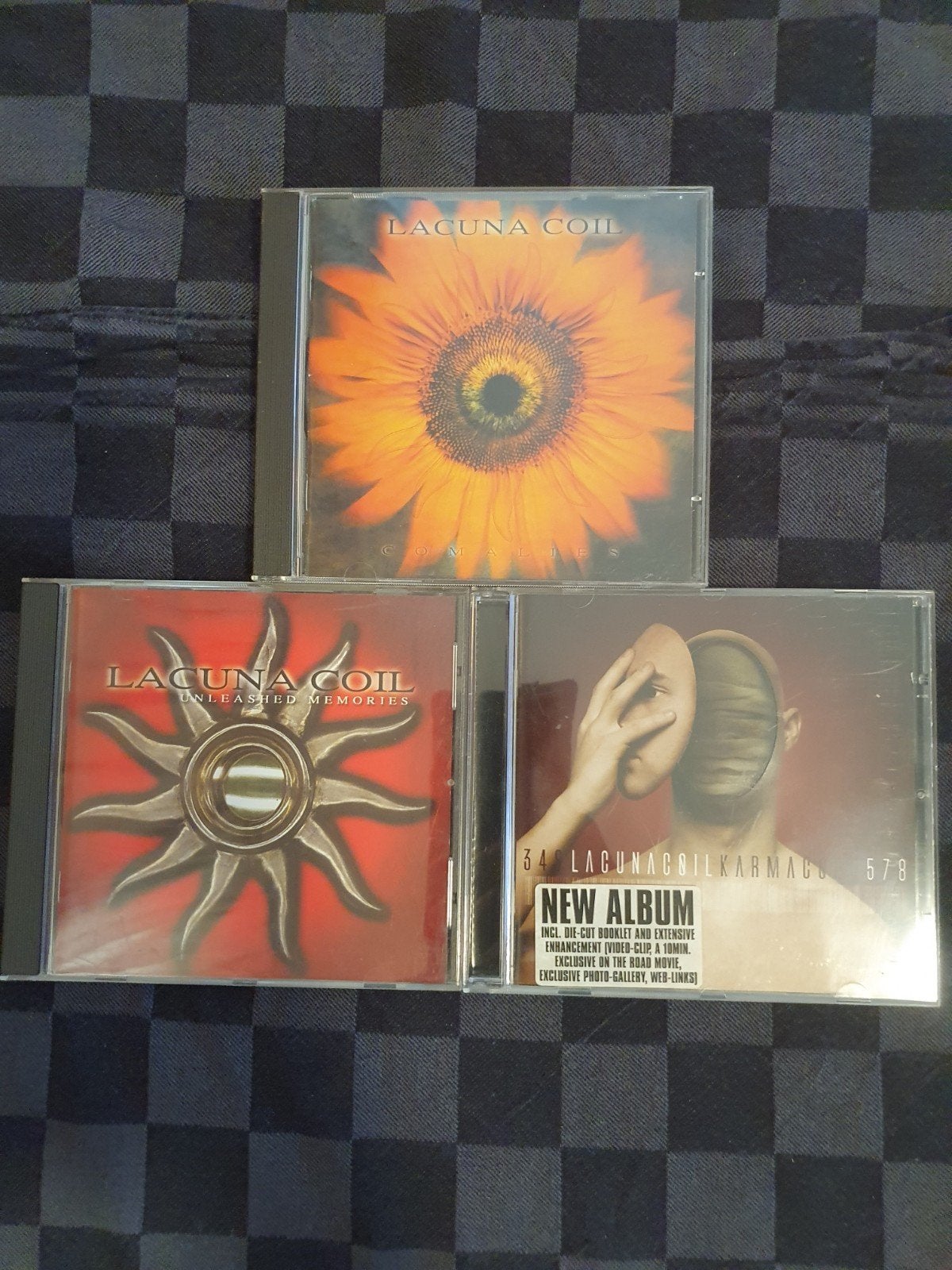 Lacuna coil 3 cd's voor 10 euro partij collectie cd, Verzenden, Gebruikt
