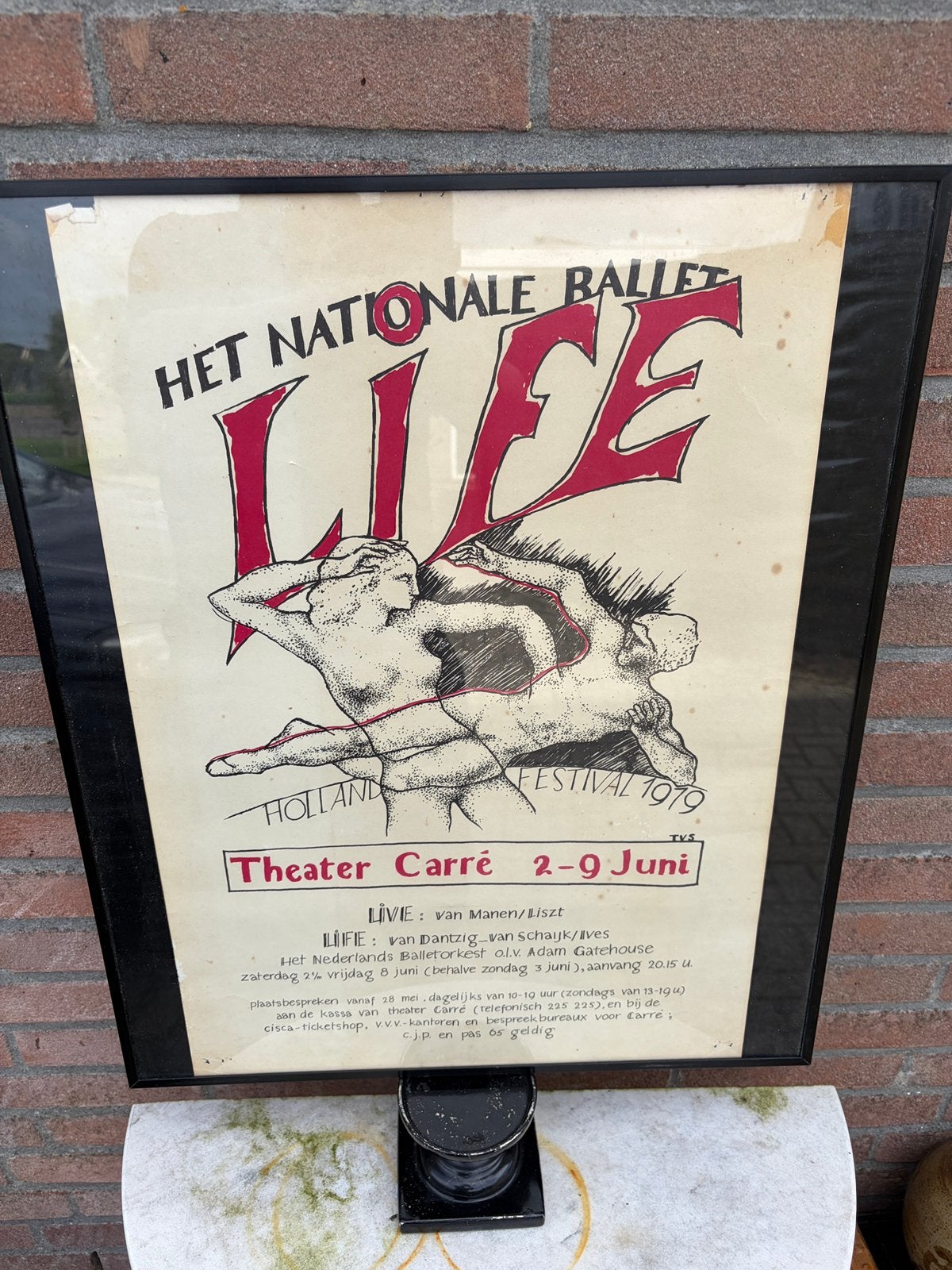 HET NATIONALE BALLET “LIFE “ 1979 CARRE, Ophalen of Verzenden, Gebruikt, A1 t/m A3