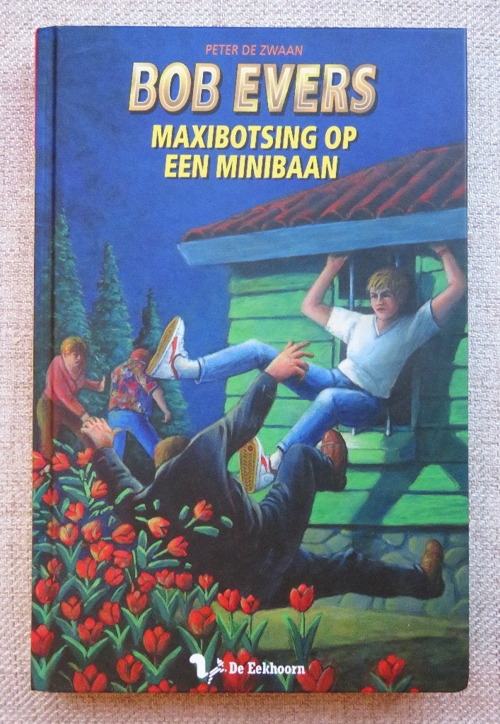 Peter de Zwaan: Bob Evers 49 Maxibotsing op een minibaan, Boeken, Ophalen of Verzenden, Gelezen