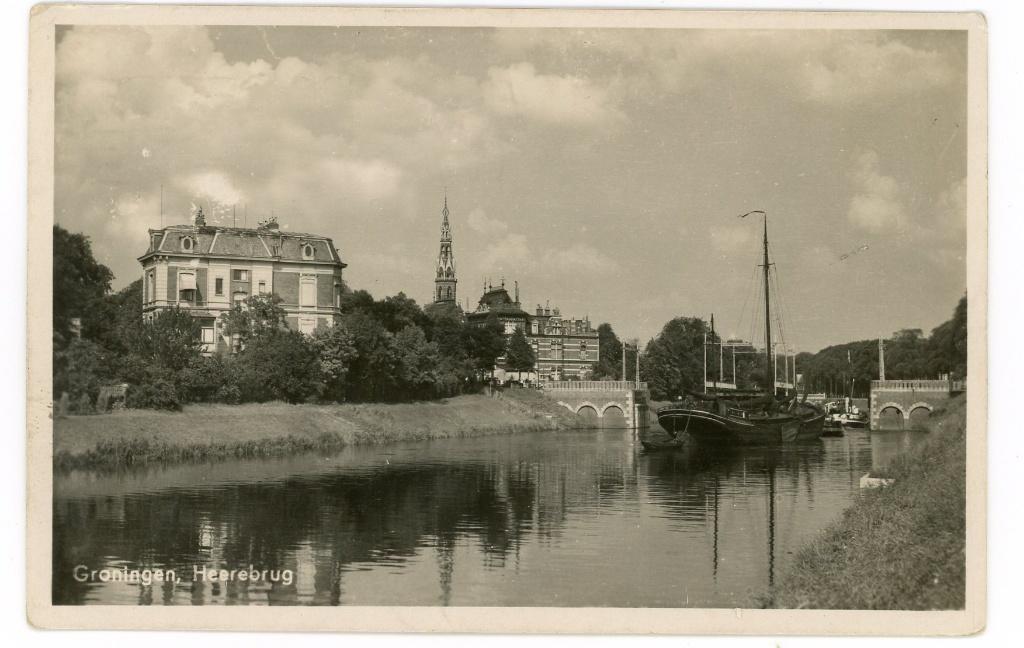 Groningen, Verzenden, 1940 tot 1960, Gelopen, Groningen