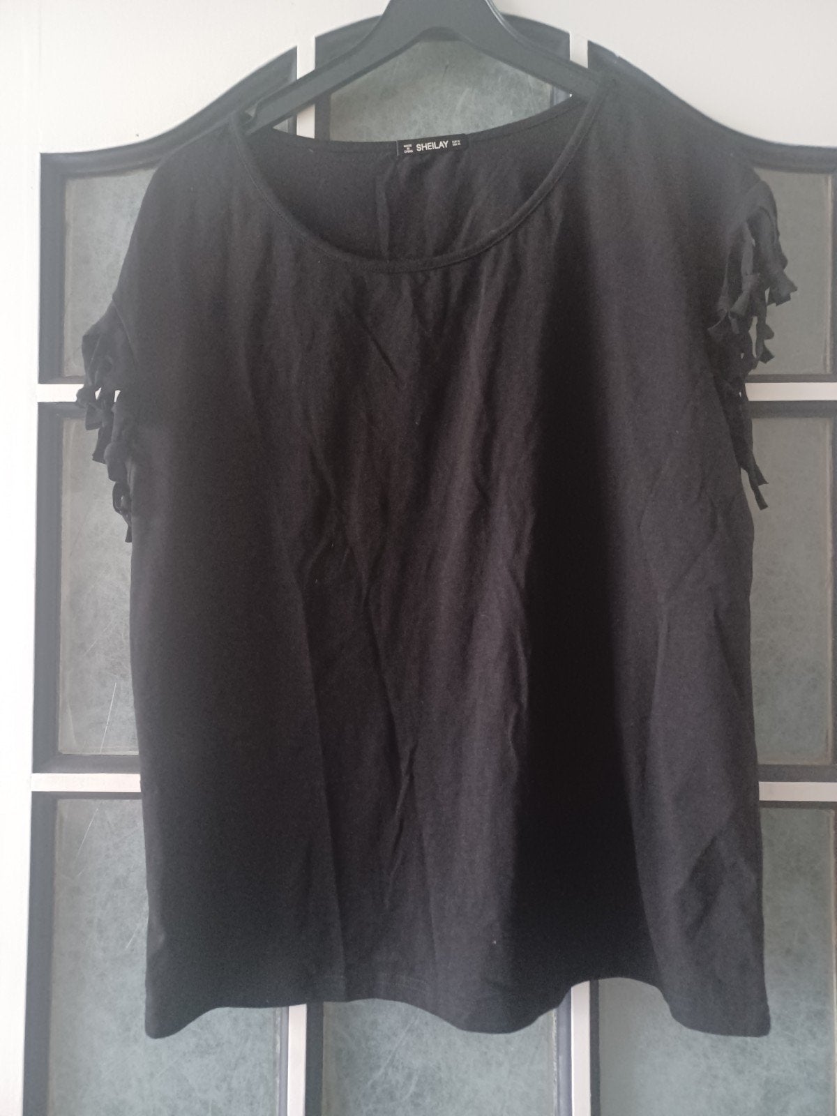 Zwart shirt, maat XL, Zwart, Nieuw, Ophalen of Verzenden, Korte mouw