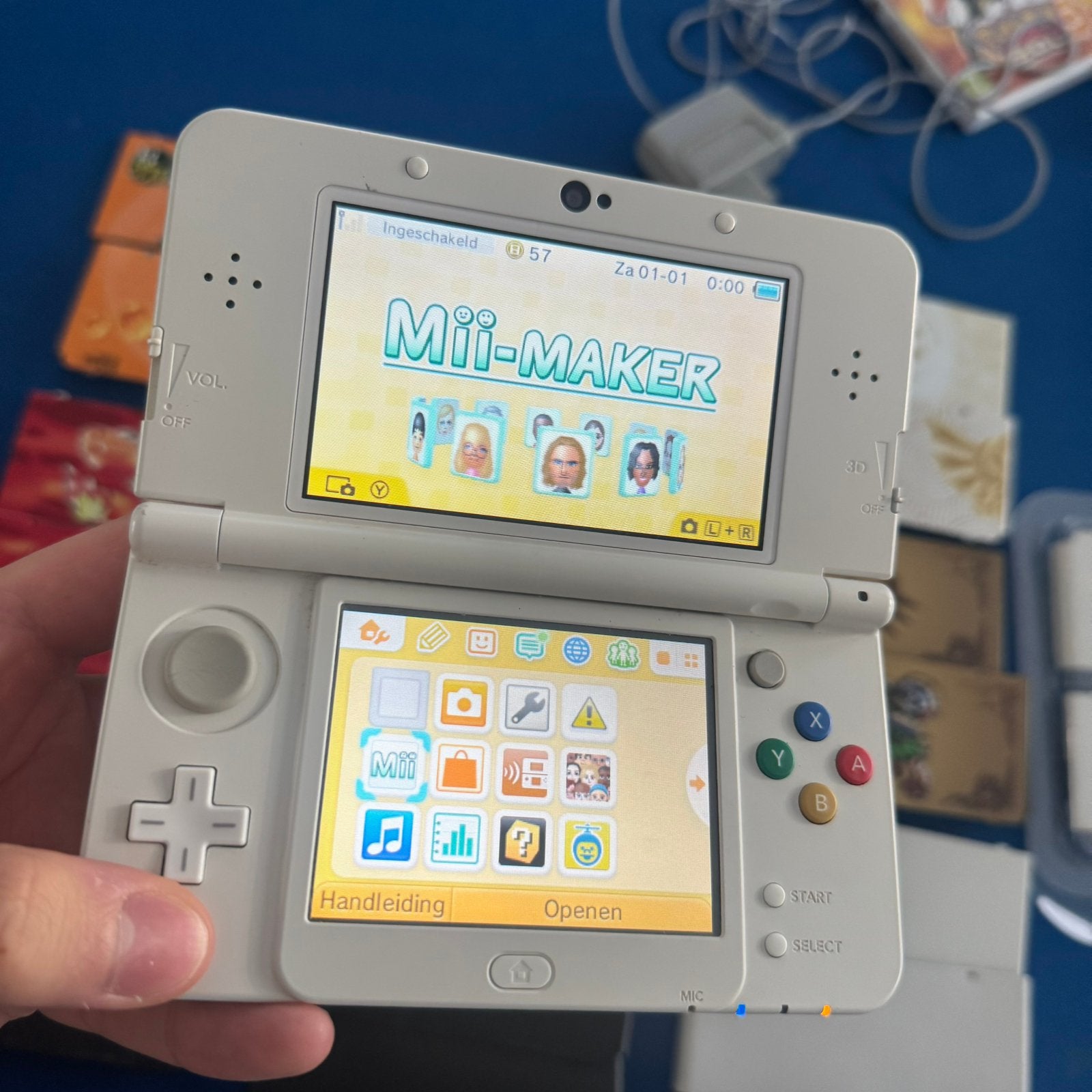 New Nintendo 3DS met Defect! Goede Visuele Staat, Gebruikt, Wit, Ophalen of Verzenden, 3DS