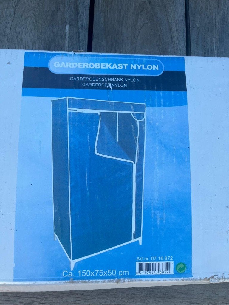 Garderobekast, kledingkast Nylon, Ophalen of Verzenden, Nieuw