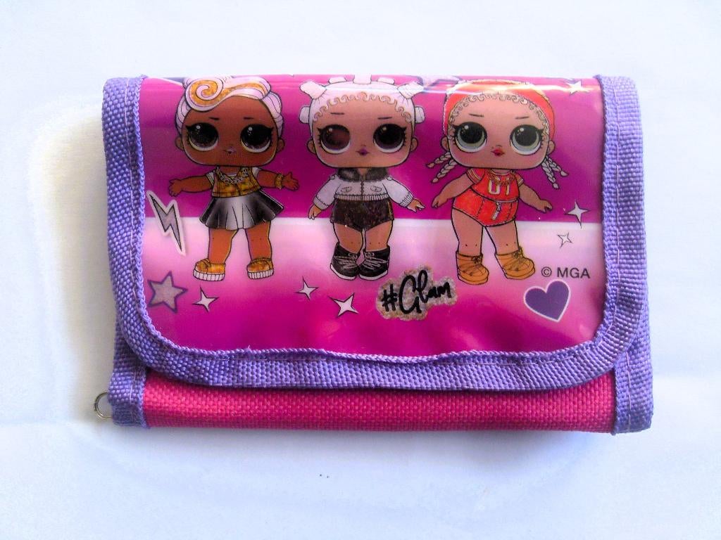 LOL beurs / kinder portemonnee paars / beursje kids, Ophalen of Verzenden, Gebruikt