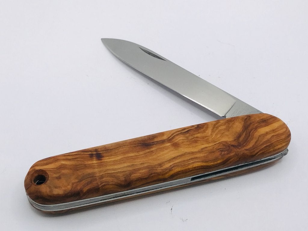 Victorinox Wood Olive 108 mm Solo Adventurer 1 blade, Ophalen of Verzenden, Gebruikt