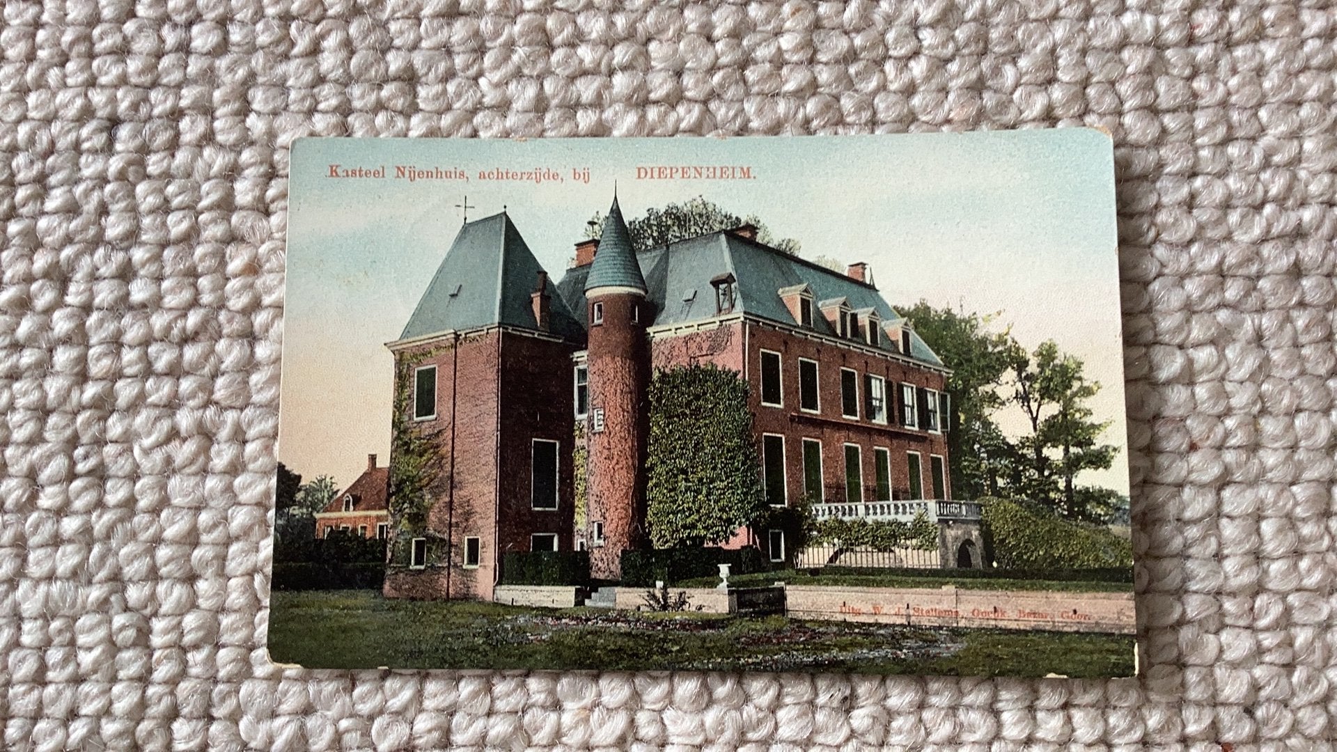 Ansichtkaart Diepenheim Kasteel Nijenhuis 1911. 963, Ophalen of Verzenden, Voor 1920, Gelopen, Gelderland