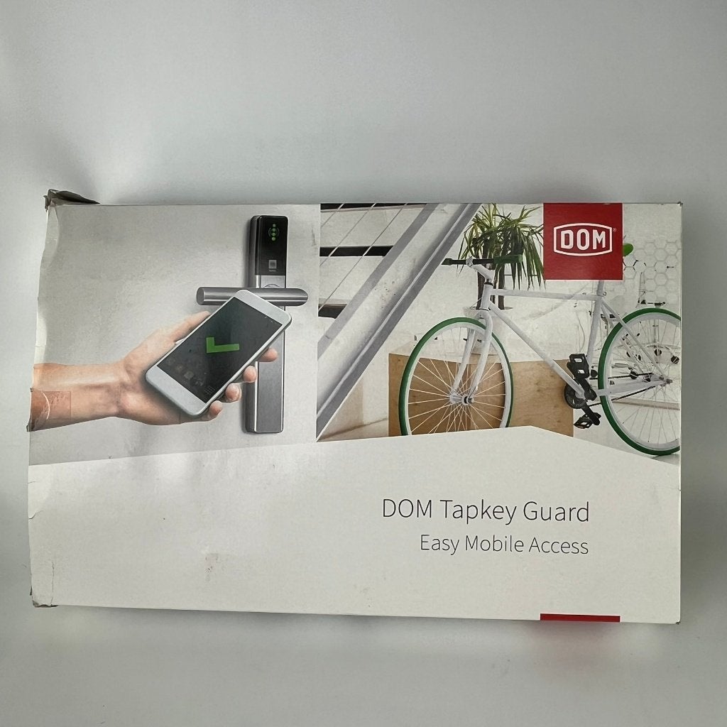 DOM ENiQ Guard / Tapkey Elektronisch Deurbeslag - RVS, Ophalen of Verzenden, Nieuw, Rvs, Slot