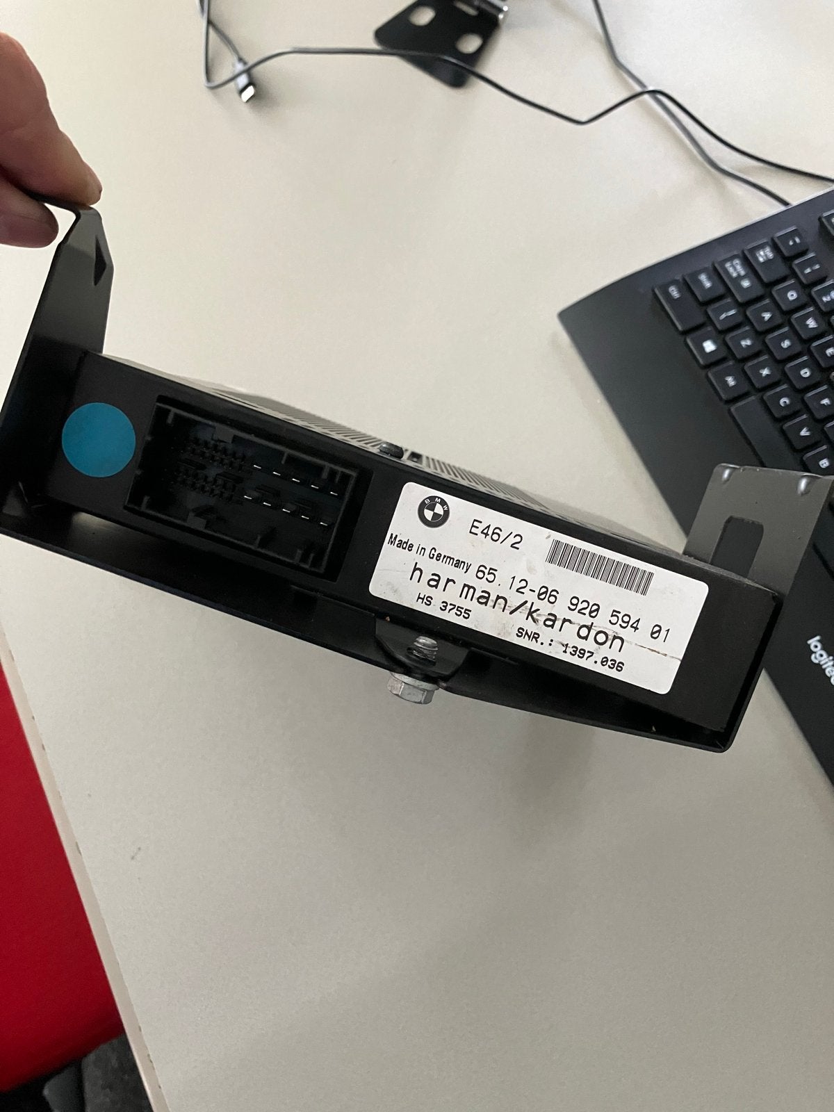 BMW E46/2 Harman/Kardon Versterker 65.12-6 920 594 01, Auto-onderdelen, Ophalen of Verzenden, Gebruikt, BMW