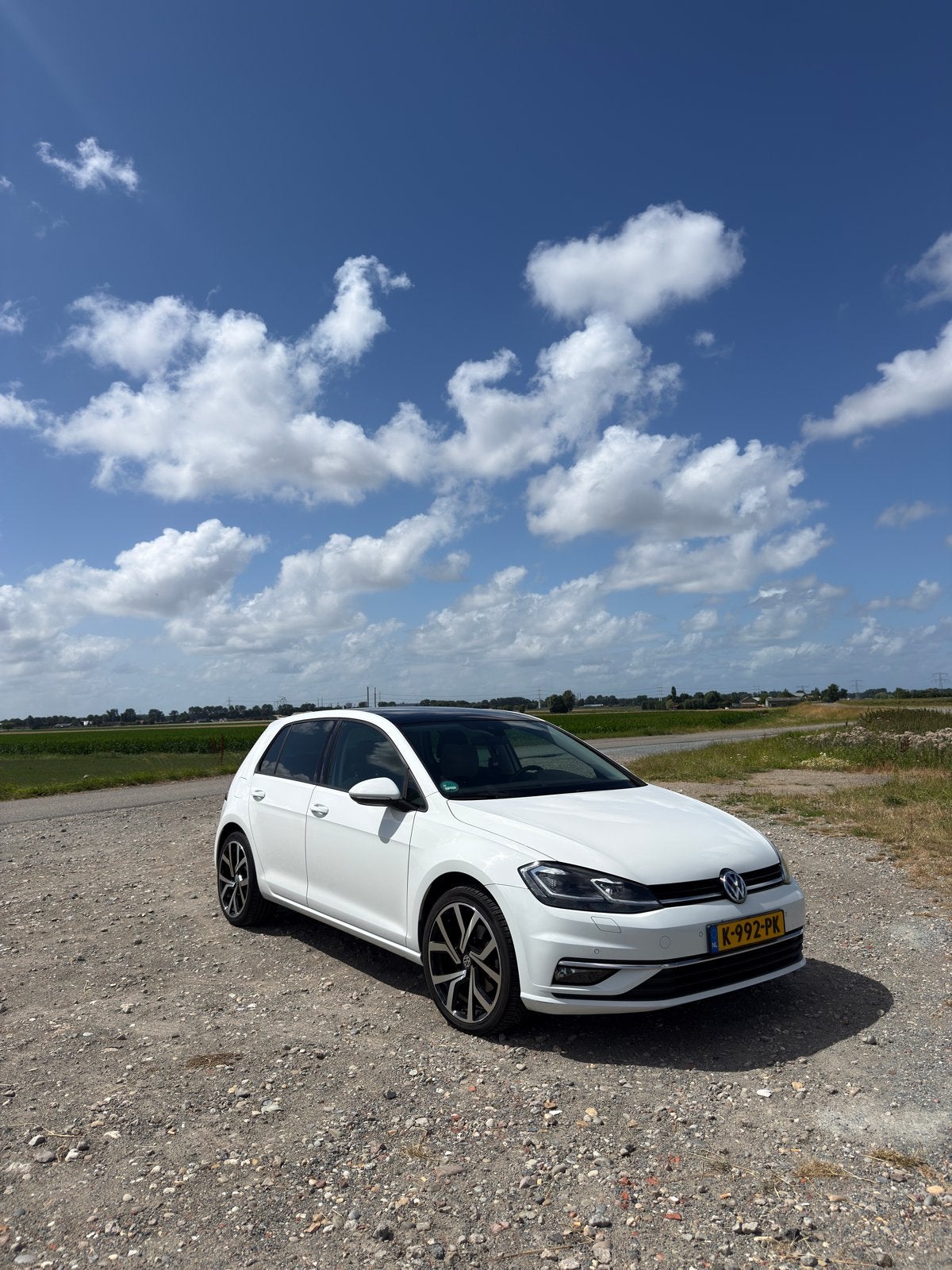 Volkswagen Golf 7.5 1.5TSI Automaat 2017 Panorama Nieuwe APK, Auto's, Volkswagen, 1498 cc, 4 cilinders, Wit, 149 pk