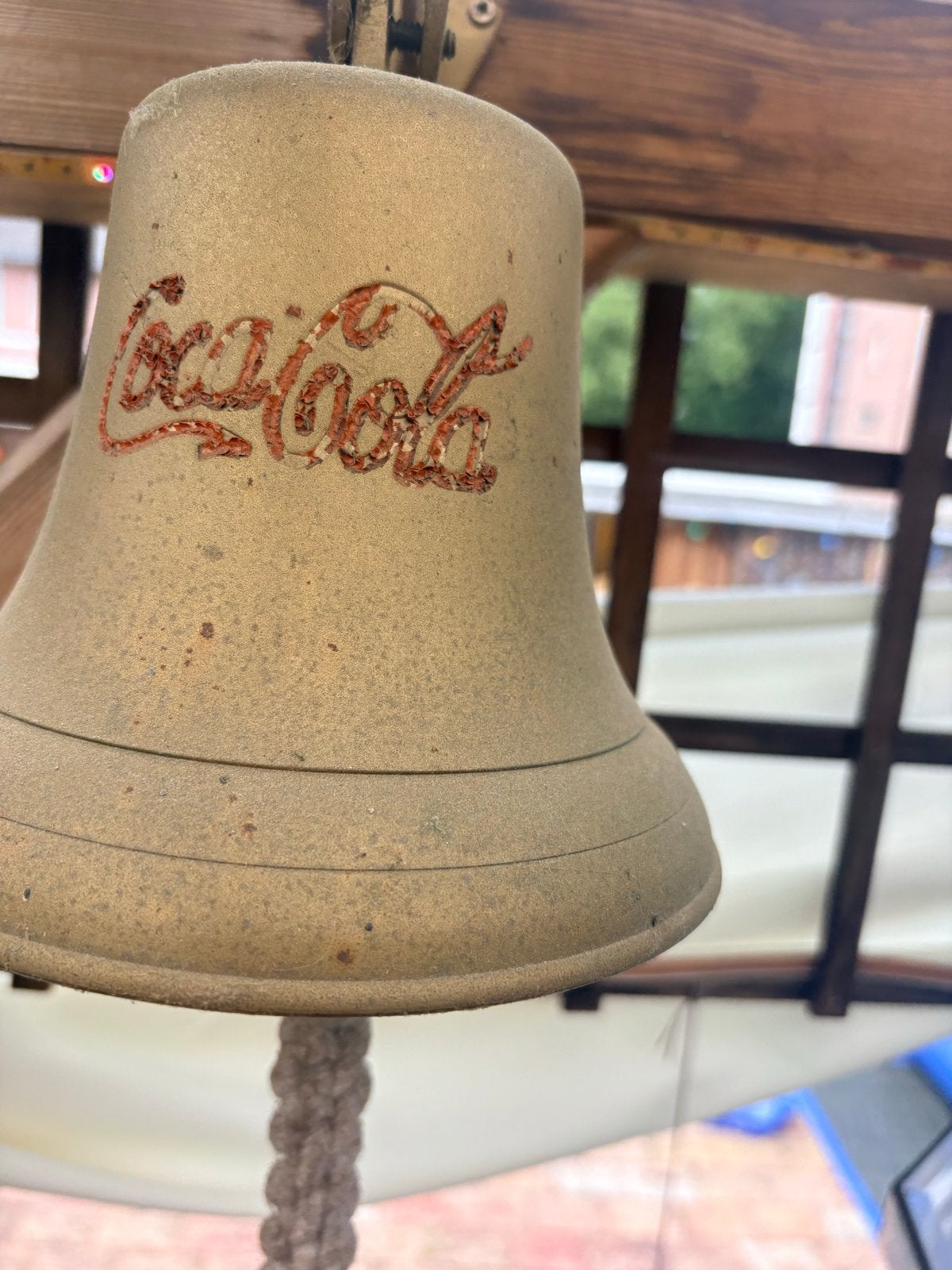 Vintage Coca-Cola Scheepsbel - Uniek Decoratiestuk, Ophalen