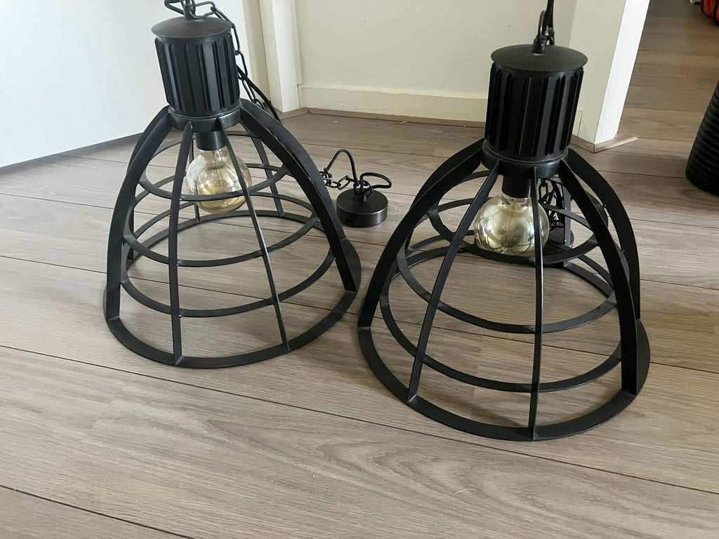 Zgan stalen lampen van trendhopper, Ophalen of Verzenden, Zo goed als nieuw