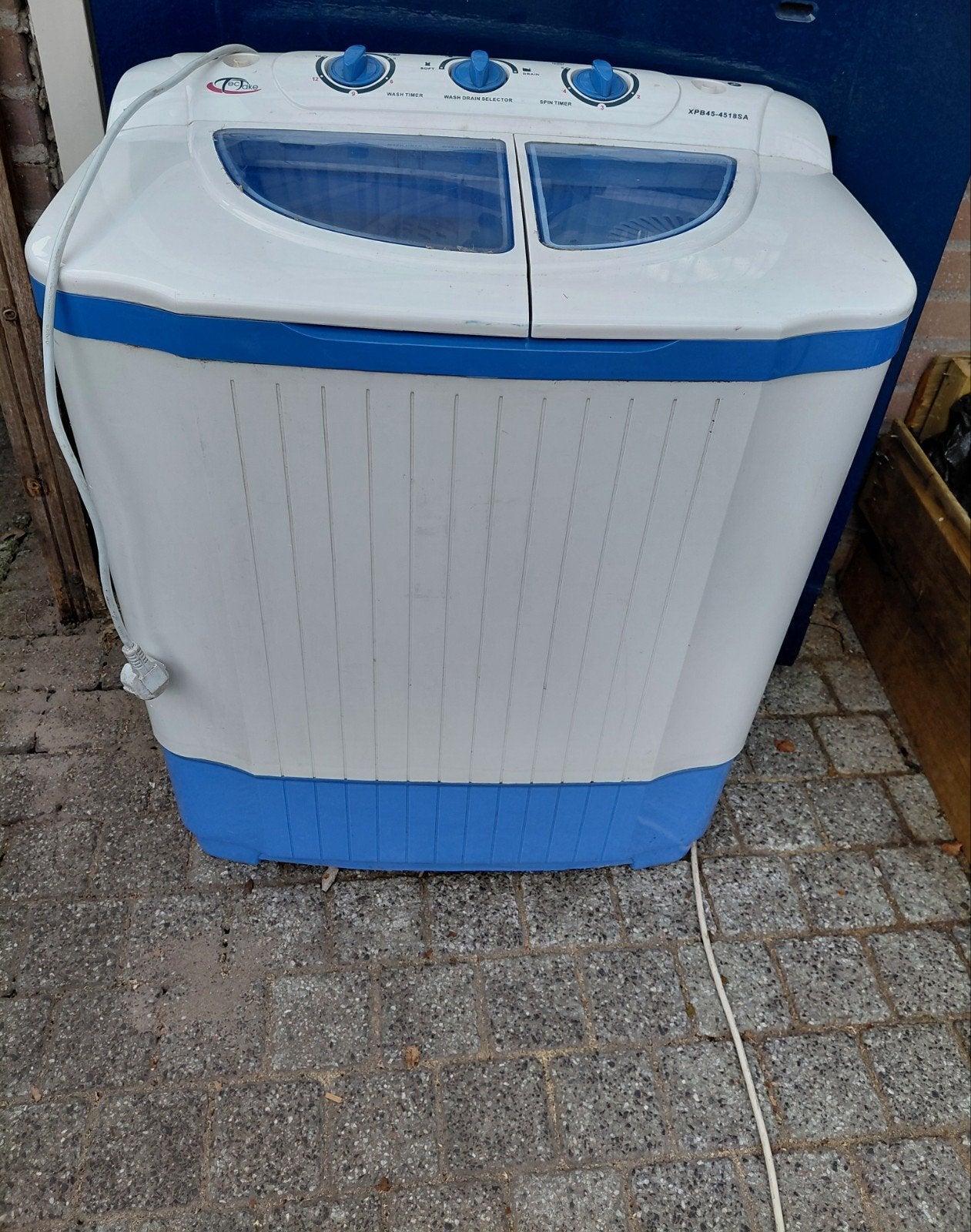 Camping wasmachine, Ophalen