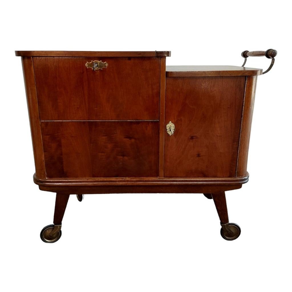 Vintage verrijdbare bar, barcart, Ophalen, Gebruikt, Onbekend, Onbekend