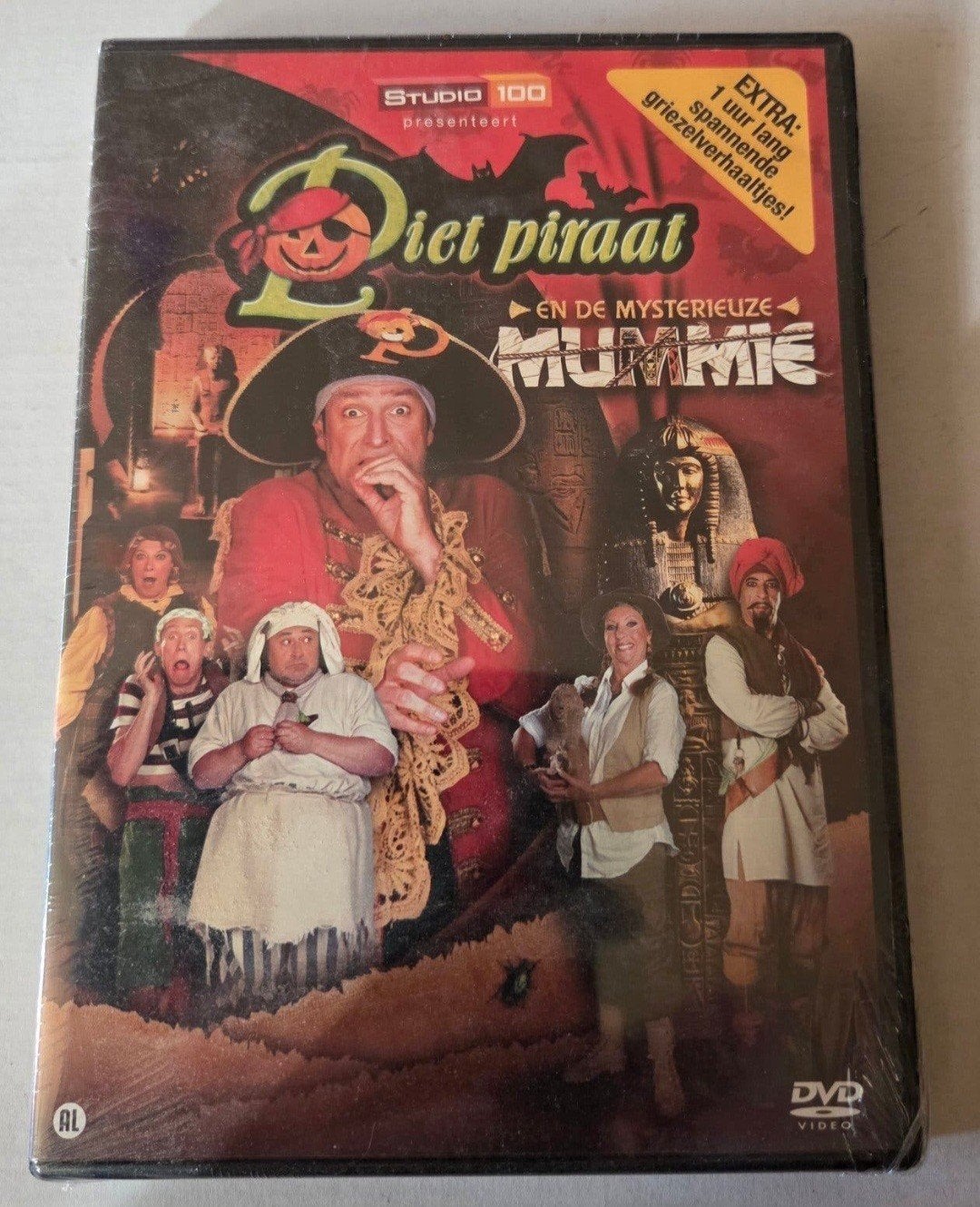Piet Piraat en de Mysterieuze Mummy  - DVD (nieuw), Alle leeftijden, Ophalen of Verzenden, Nederlands, Nieuw in verpakking