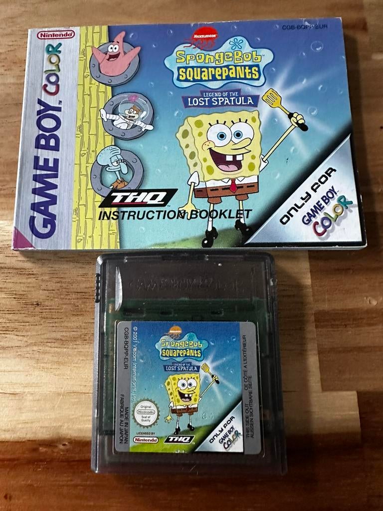 Gameboy Spongebob., Avontuur en Actie, 1 speler, Ophalen of Verzenden, Zo goed als nieuw