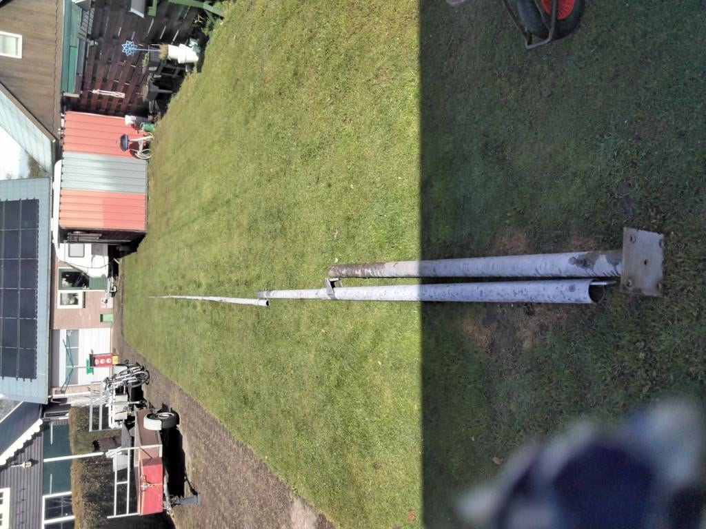16 meter kantelmast, Telecommunicatie, Antennes en Masten, Ophalen, Mast