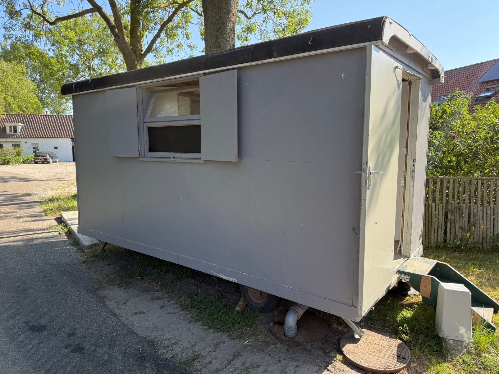Toilet wagen pipokar wc aanhanger, Doe-het-zelf en Verbouw, Bouwketen en Schaftketen, Ophalen, Gebruikt, Nvt, Nvt