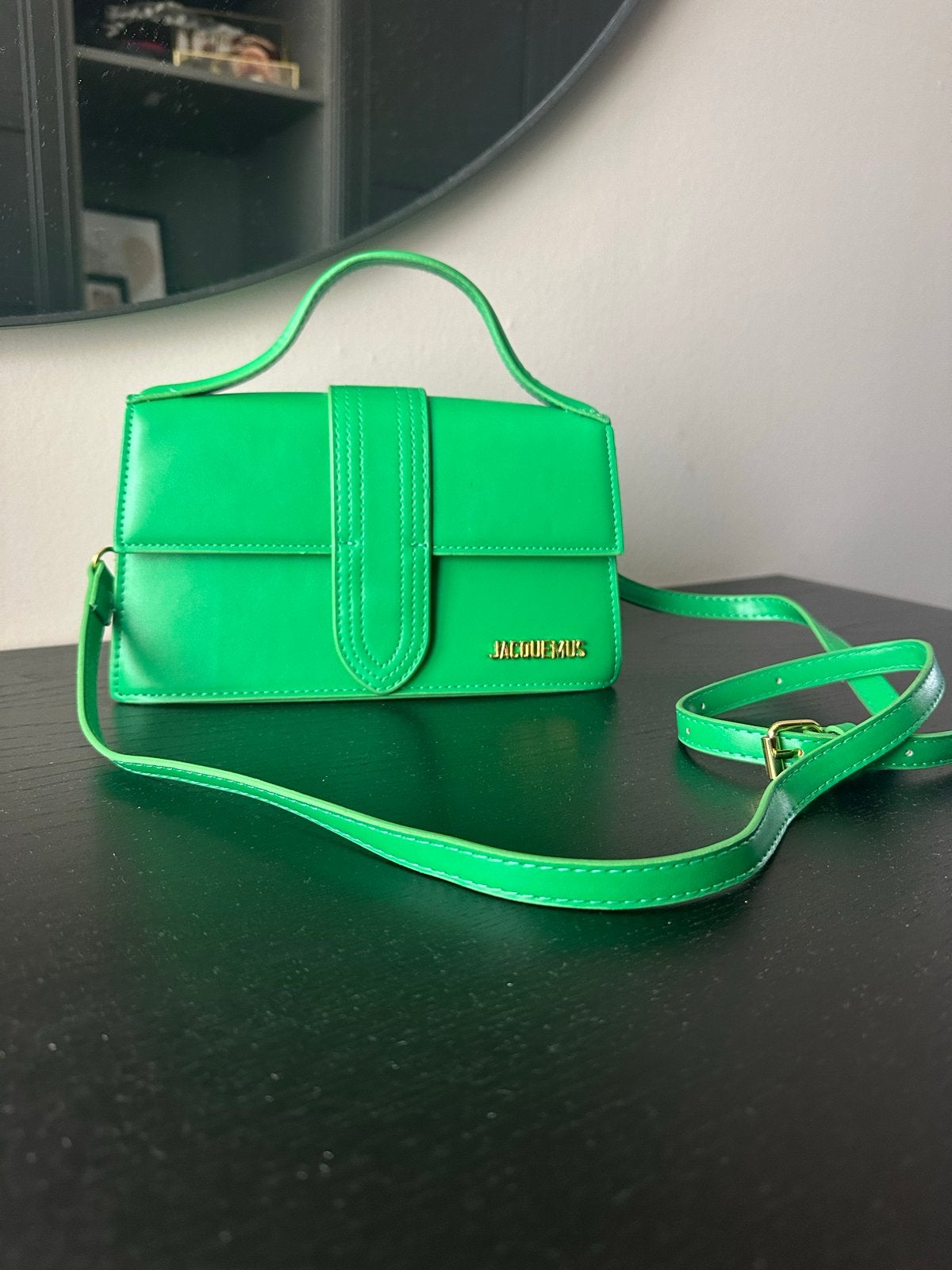 Jacquemus Le Chiquito tasje - Groen, Ophalen of Verzenden, Zo goed als nieuw, Groen, Schoudertasje