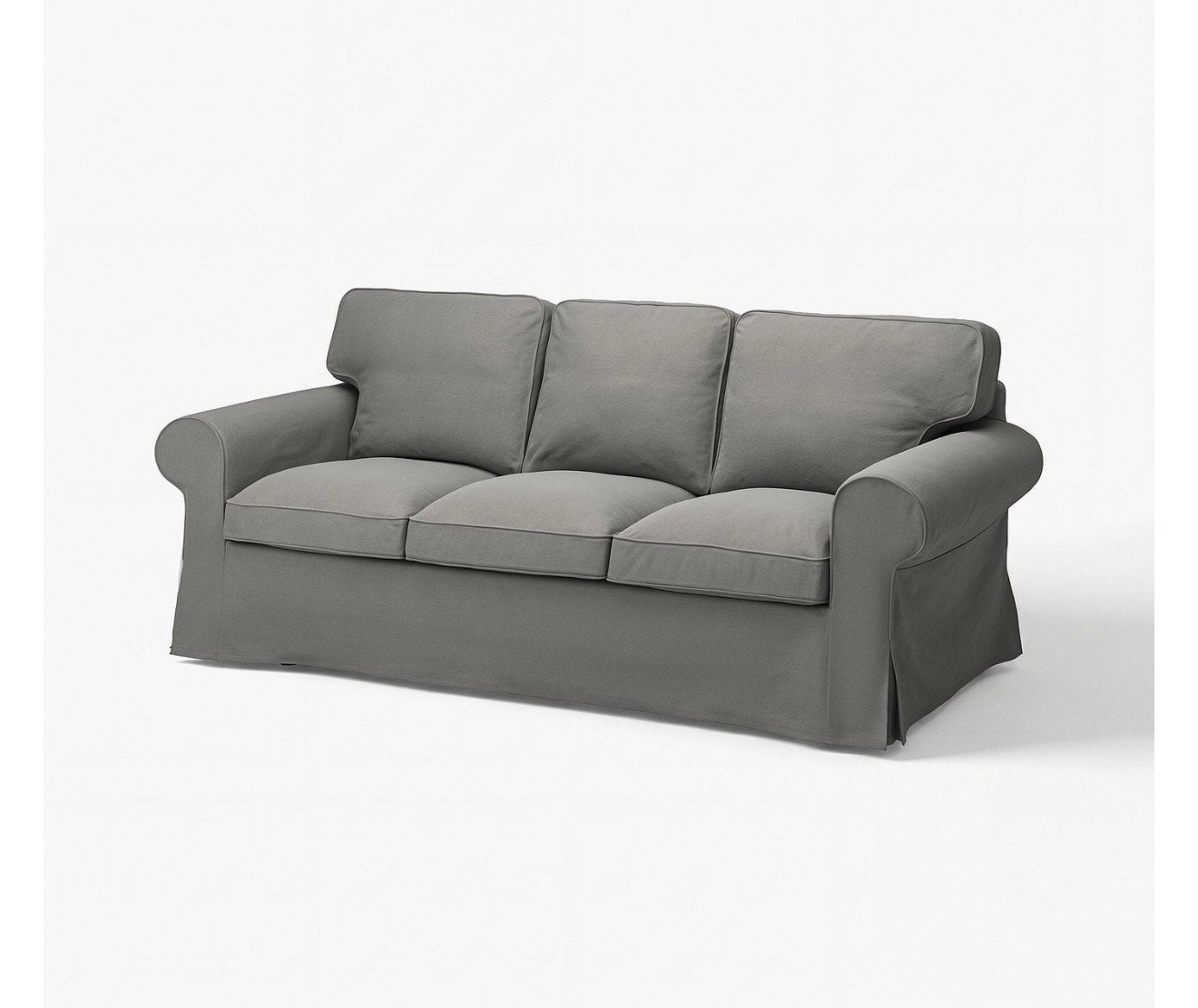 Nieuwe IKEA Ektorp HOES – voor 3-zitsbank – Grijs, Ophalen of Verzenden, Nieuw