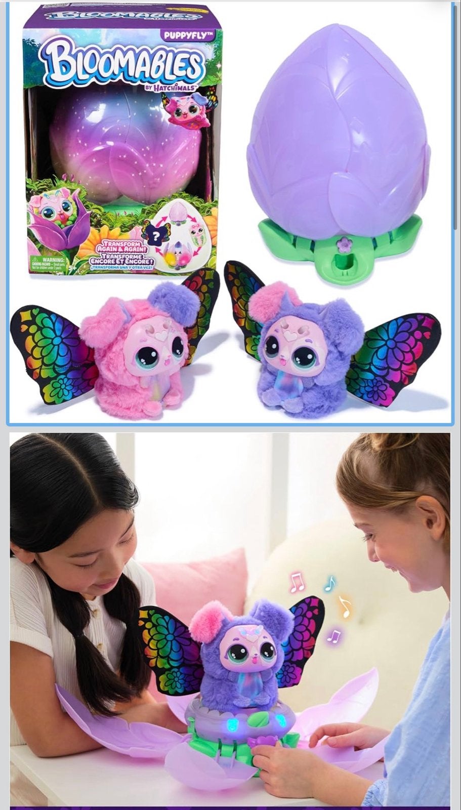 Hatchimals Bloomables Puppyfly - Interactief Speelgoed, Ophalen of Verzenden, Nieuw, Meisje