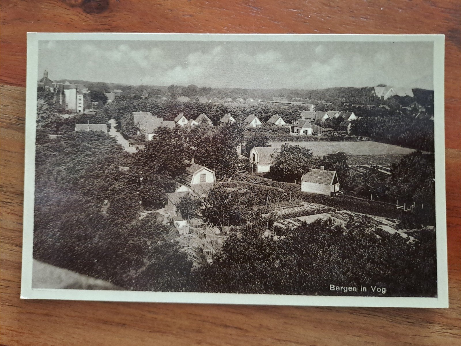 bergen in Vogelvlucht,  Fotokaart, Ophalen of Verzenden, 1920 tot 1940, Noord-Holland