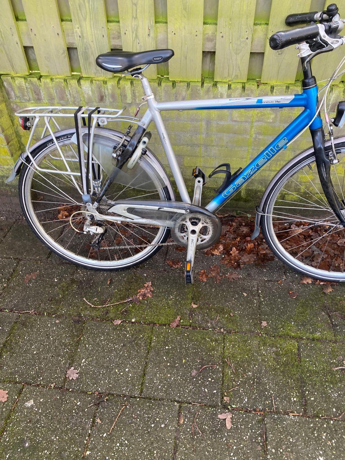 Gazelle geneve lite herenfiets 57 cm frame, Ophalen, Zo goed als nieuw, 57 tot 61 cm, Meer dan 20 versnellingen