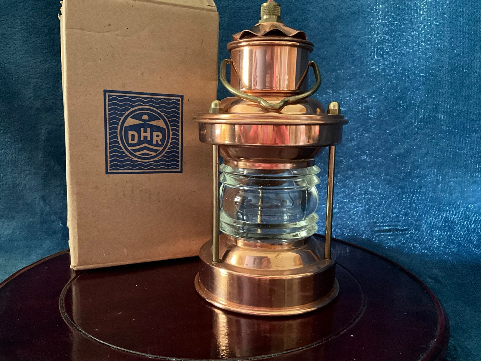 DHR Ankerlantaarn Koper Functionele Olielamp voor op boot, Ophalen of Verzenden