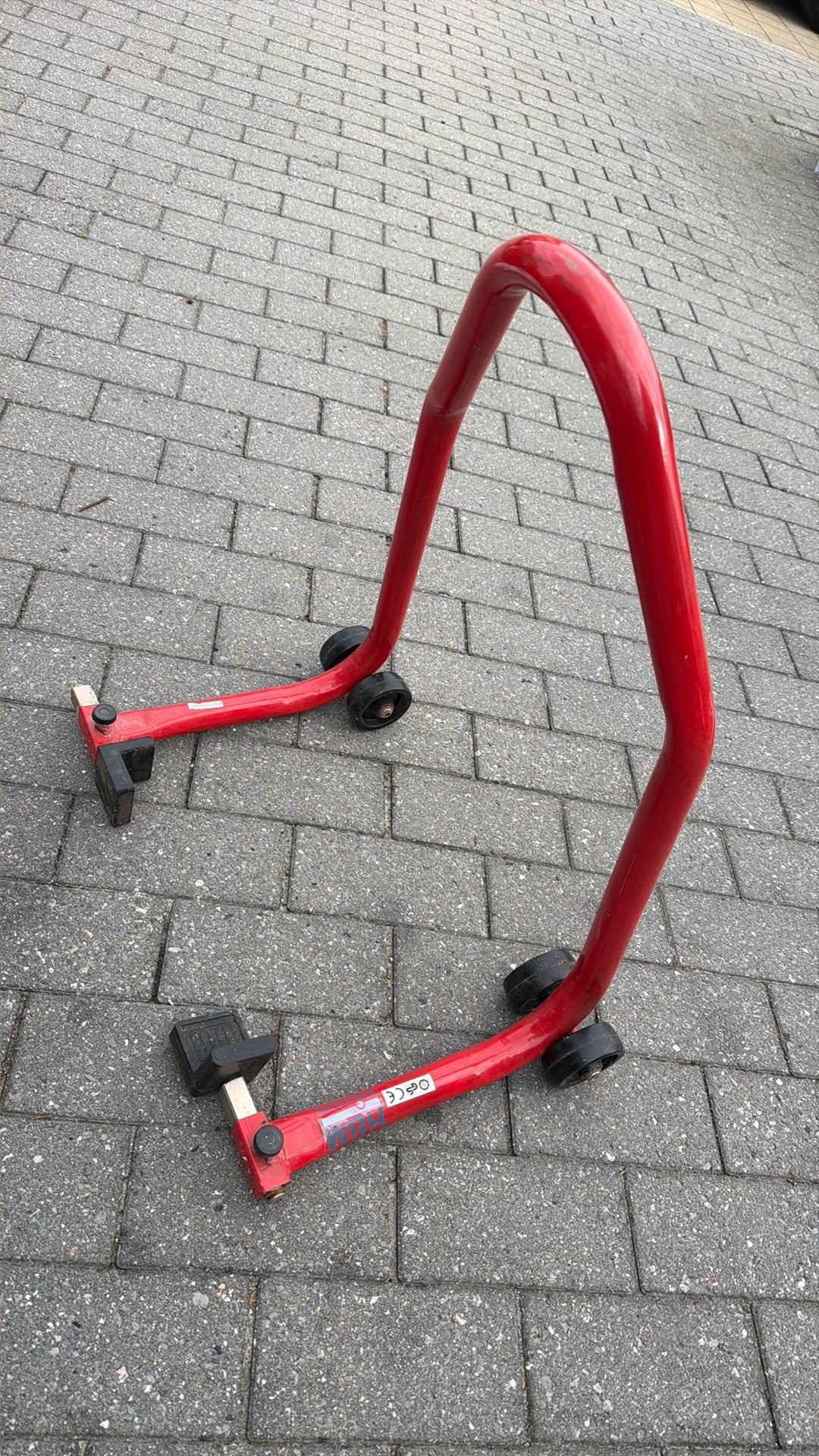 Motorsteun motor brommer scooter onderhoud staander, Ophalen