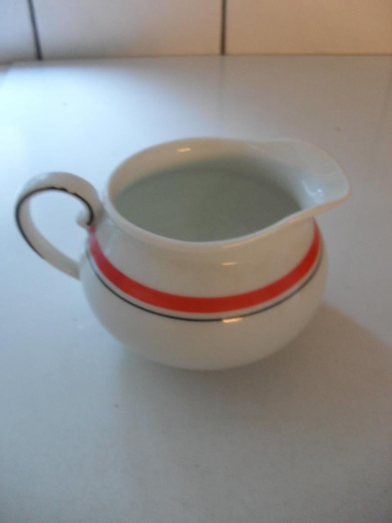 vintage melkkannetje en oude suikerpot met deksel, Antiek en Kunst, Curiosa en Brocante, Ophalen of Verzenden