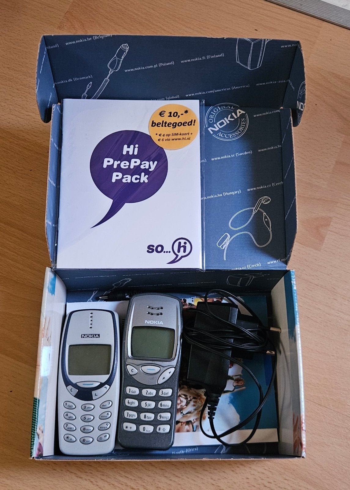 Nokia 3210 (1999) en 3330 (2001) in Doos
met Hi Simkaart, Ophalen of Verzenden