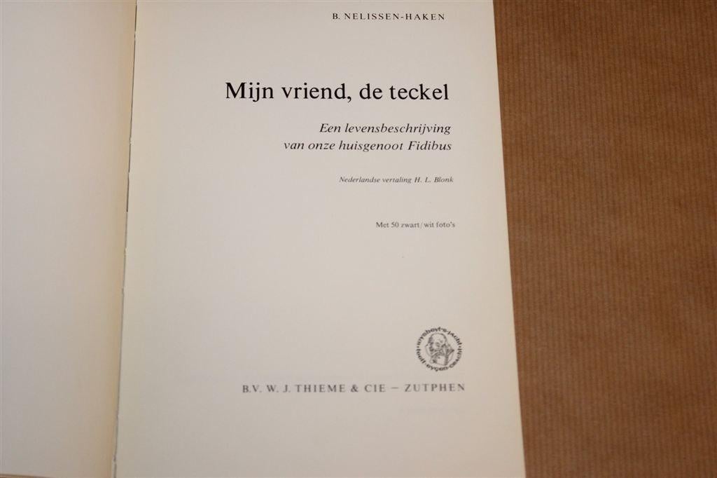 Mijn Vriend, de Teckel — Levensbeschrijving [Zeldzaam], Boeken, Ophalen of Verzenden, Gelezen, Honden