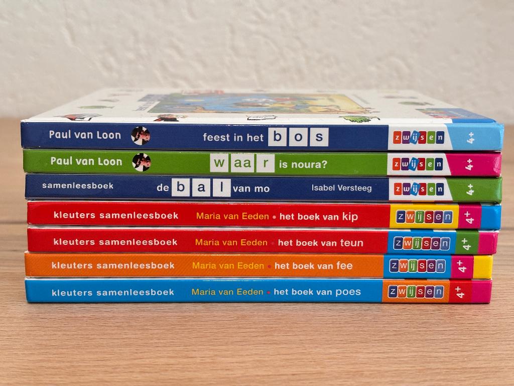 set van 7 leesboekjes begin groep 3, Fictie algemeen, Diverse auteurs, Ophalen of Verzenden, Zo goed als nieuw