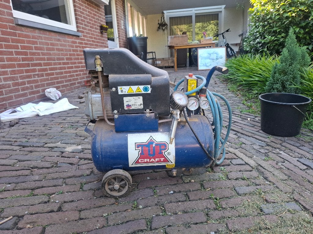Compressor, Ophalen, Gebruikt, Minder dan 200 liter/min, Mobiel