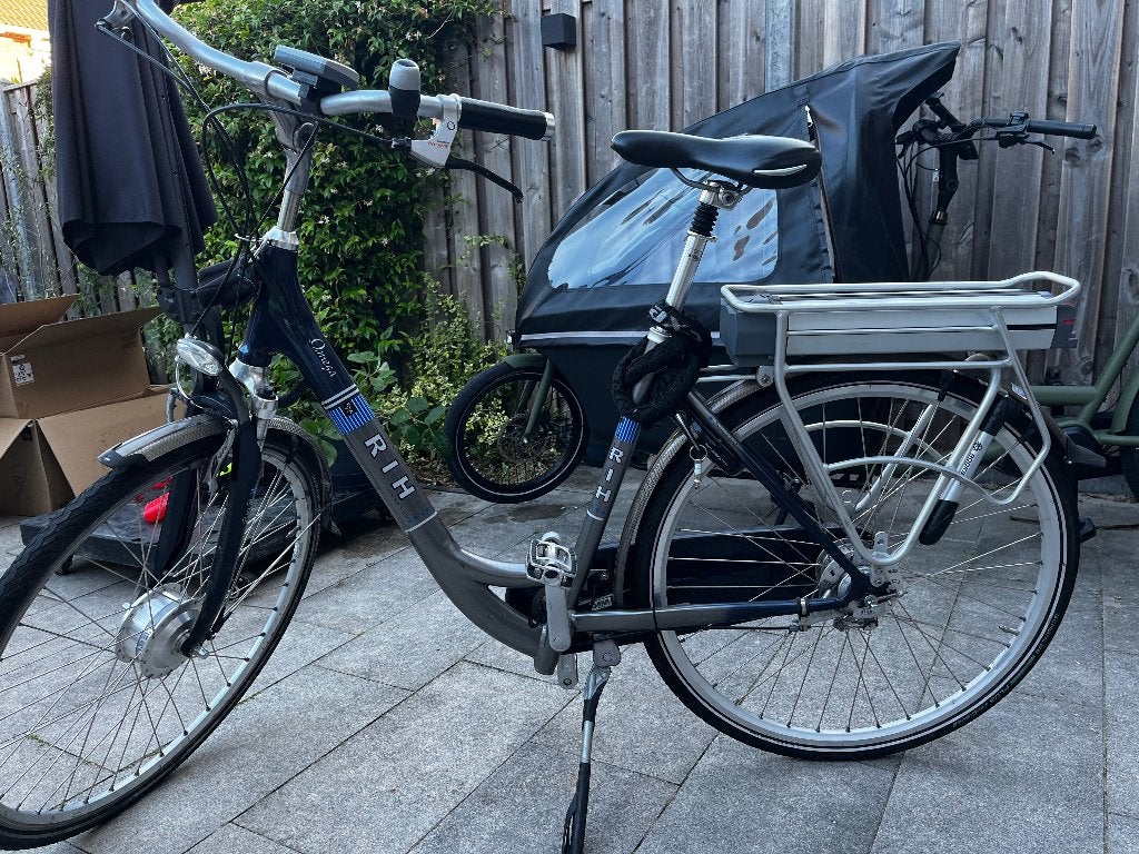 Rih omega 1, Gebruikt, 47 tot 51 cm, 30 tot 50 km per accu, Ophalen